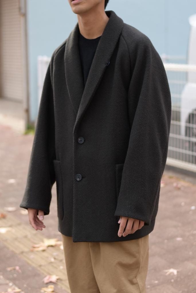 Phlannèl】Wool Roving Twill Short Coat / 大音量で流せばよかったっ