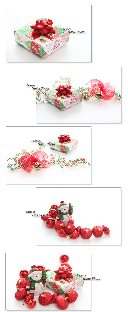 クリスマス クリスマスボール 写真 プレゼント 包装紙 ラッピングペーパー サンタクロース サンタ