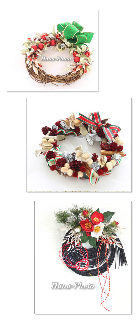 ハンドメイド リース クリスマスリース