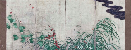 琳派400年・琳派柄ご紹介「夏秋草図屏風」 | 伊兵衛日記