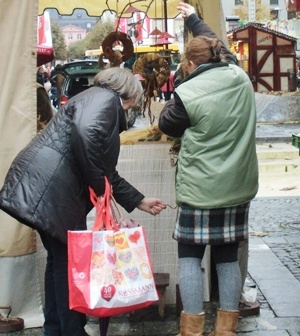 テューテを持つ人in Mainz