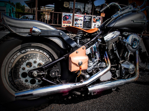 ALL SOFTAILS ETC HOLDER | Rough Tail Leather Works & Ciwau