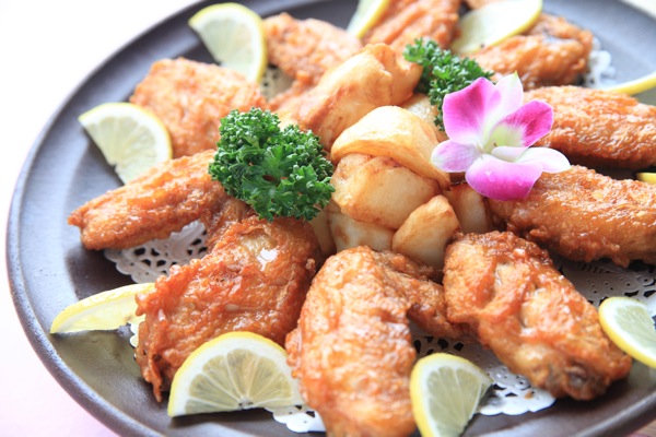 歓送迎会手羽から揚げ