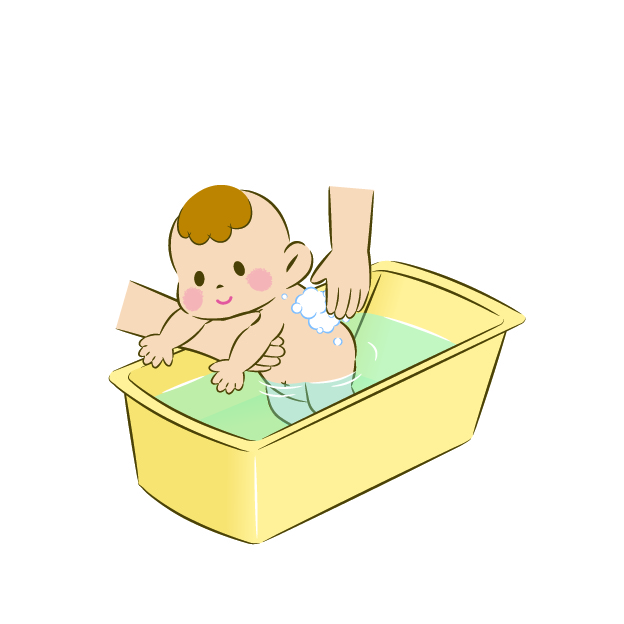 赤ちゃんの沐浴のやり方は 冬場に注意するポイント 日本製ベビー服pupo
