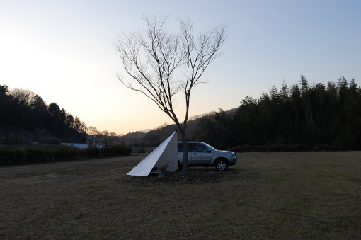 河川敷デイキャンプ