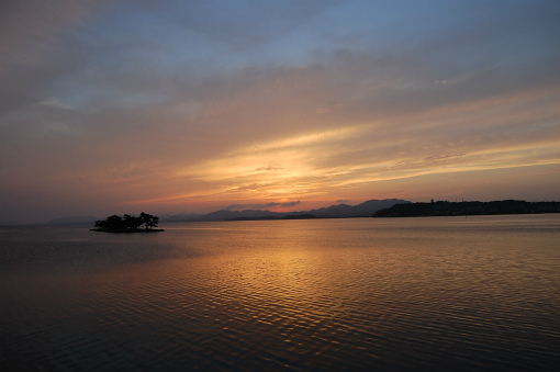 宍道湖夕日