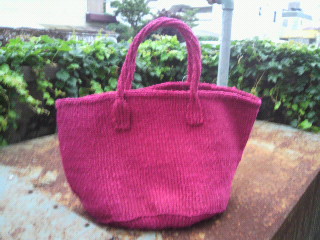 サイザルカゴバッグの新色ピンクが入荷しました。 | ドロップス ブログ