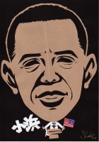 オバマ切り絵