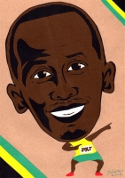 有名人似顔切り絵サンプル クリックすると画像が拡大します アトリエ つちのこ