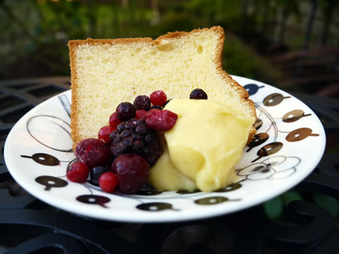 シフォンケーキ画像・写真
