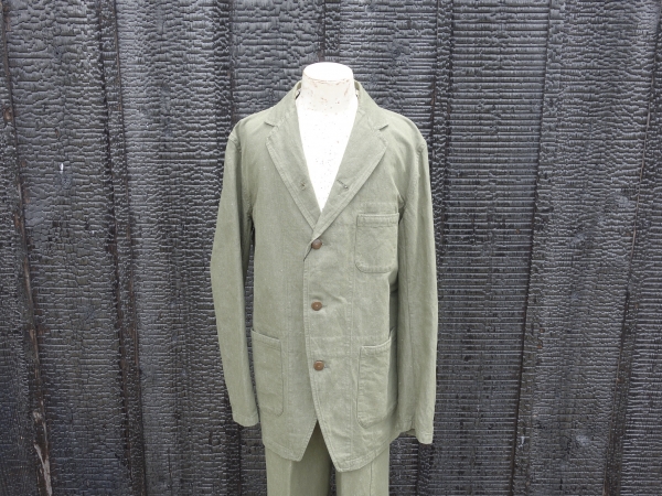 Nigel Cabourn ”HOSPITAL JACKET-COTTON LINEN DENIM
