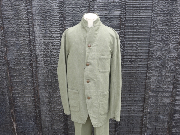 Nigel Cabourn ”HOSPITAL JACKET-COTTON LINEN DENIM