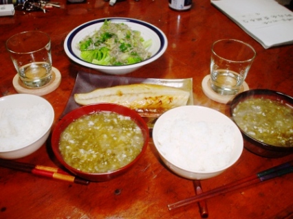 アオサの味噌汁 肴のブログ