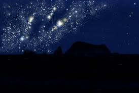 夜空の写真