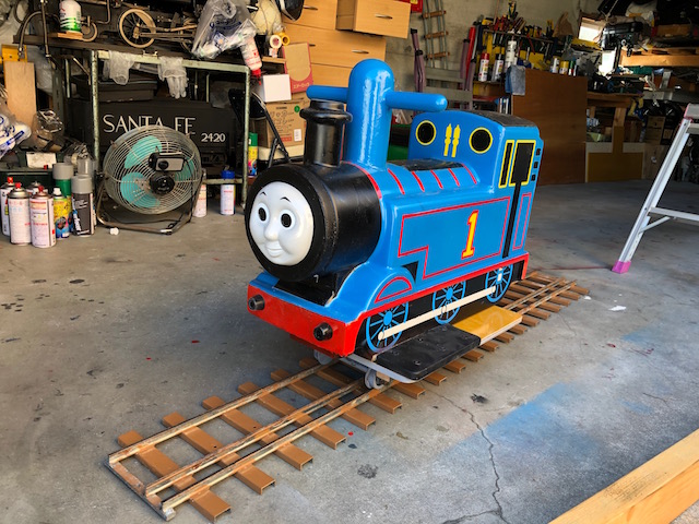 ミニ鉄道（ミニSL）のトーマス作成中2 | 定年後のyasuぼっちと