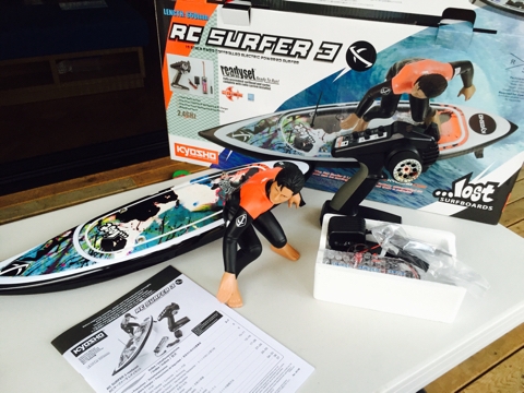 京商　RC SURFER ラジコン　サーファー Kyosho RC SURFER 2.4ghz Water Proof Ready To Run -RTR- GREEN-