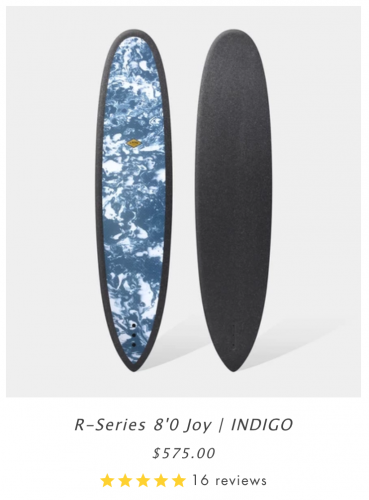 カリフォルニアから届いたソフトサーフボード「ALMOND R-SERIES 8'0