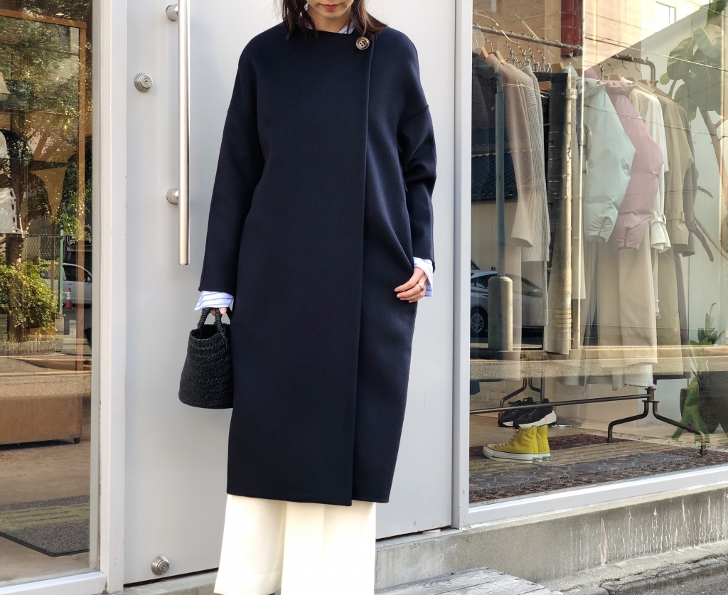 ENFOLD /アシンメノーカラーコート COORDINATE | ELAN