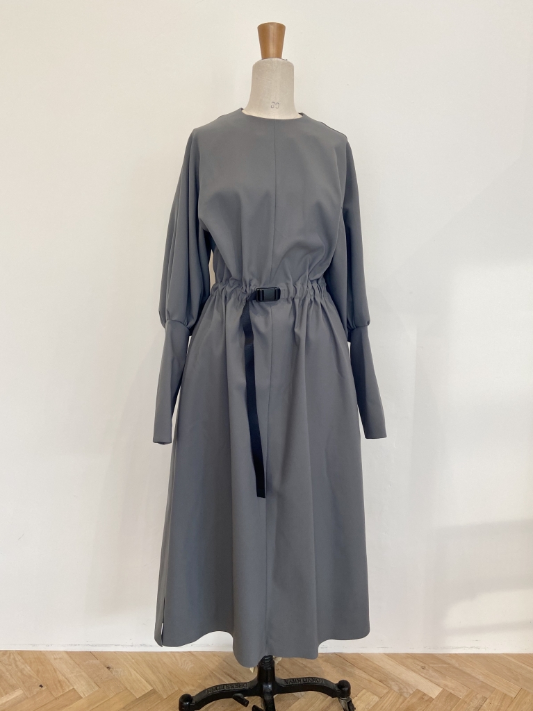 CAREFREE BALLOON SLEEVE DRESS