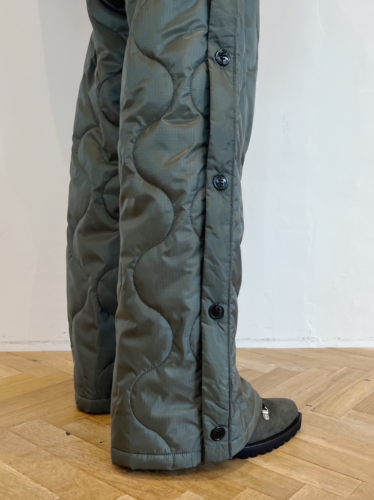 HYKE キルティングパンツ HYKE STYLING / KNIT × QUILTING | ELAN