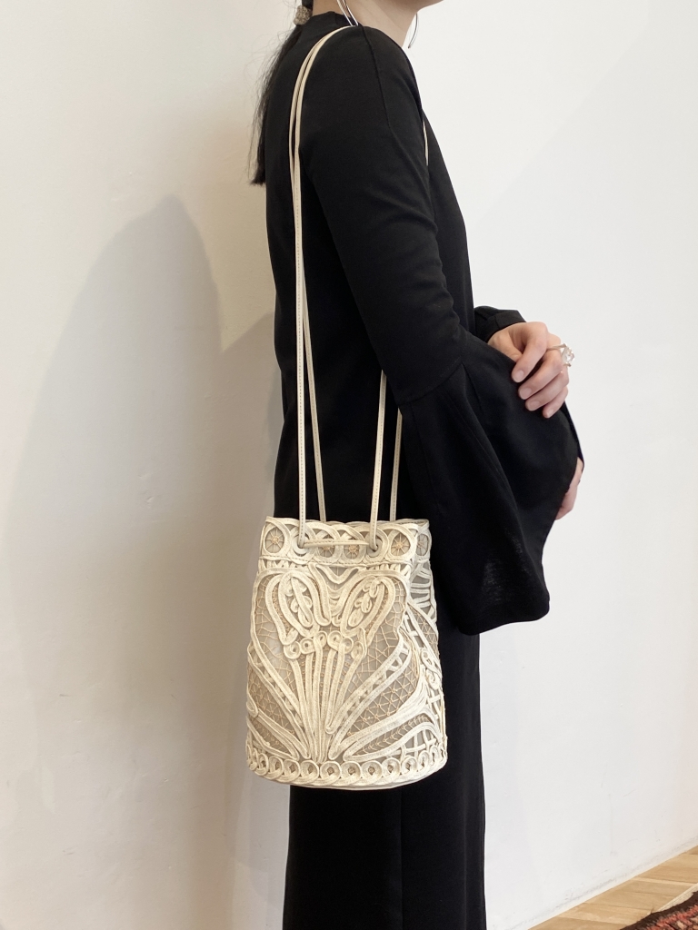 mame Cording Embroidery Tote Bag