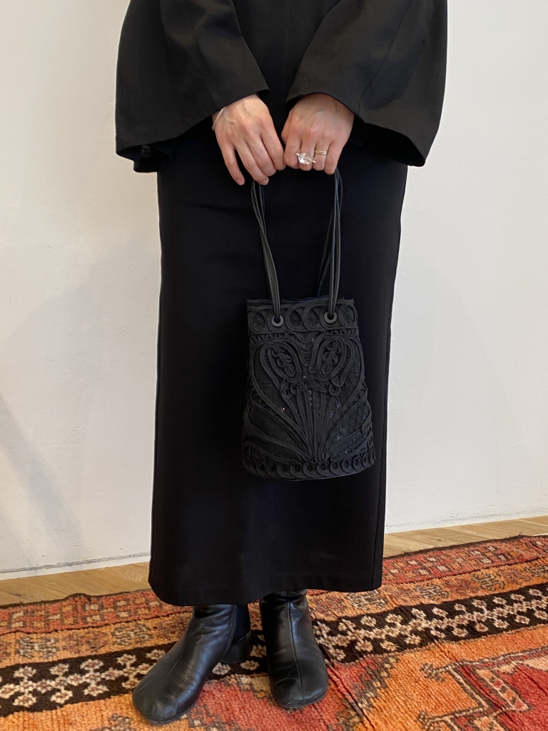 mame kurogouchi  バッグ(最終値下げ) Cording Embroidery Demi Lune Handbag - beige - Mame Kurogouchi