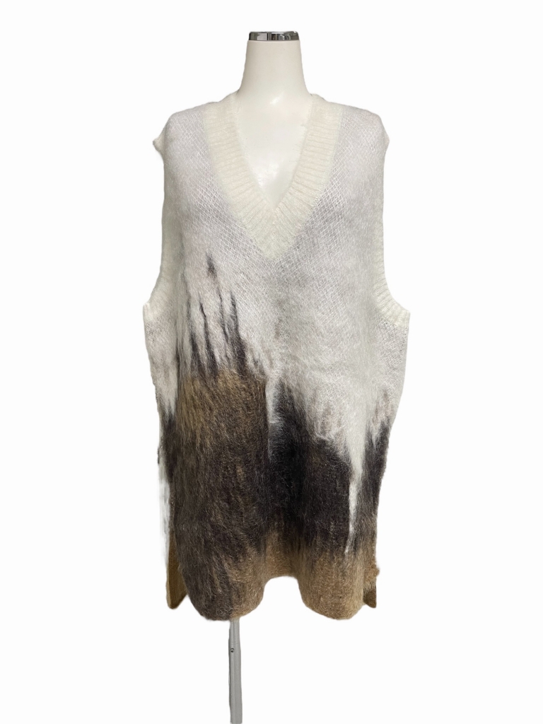 Mame Kurogouchi 24AW Mohair Knitted Vest