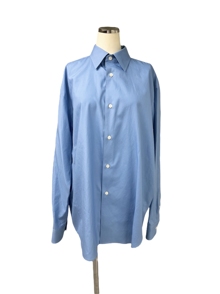 青*ン様 4.95万AURALEE25年秋冬モデル　最高級ウールシャツ　サイズ４ 青*ン様 4.95万AURALEE25年秋冬モデル 最高級ウールシャツ サイズ4