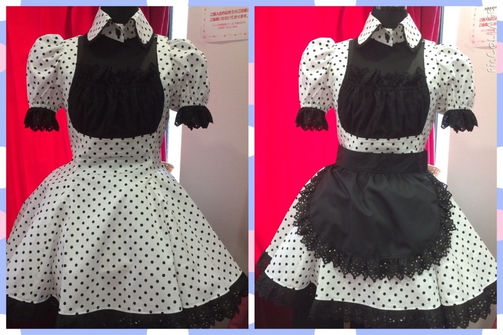 キャンディフルーツ アジュールメイド服 水玉