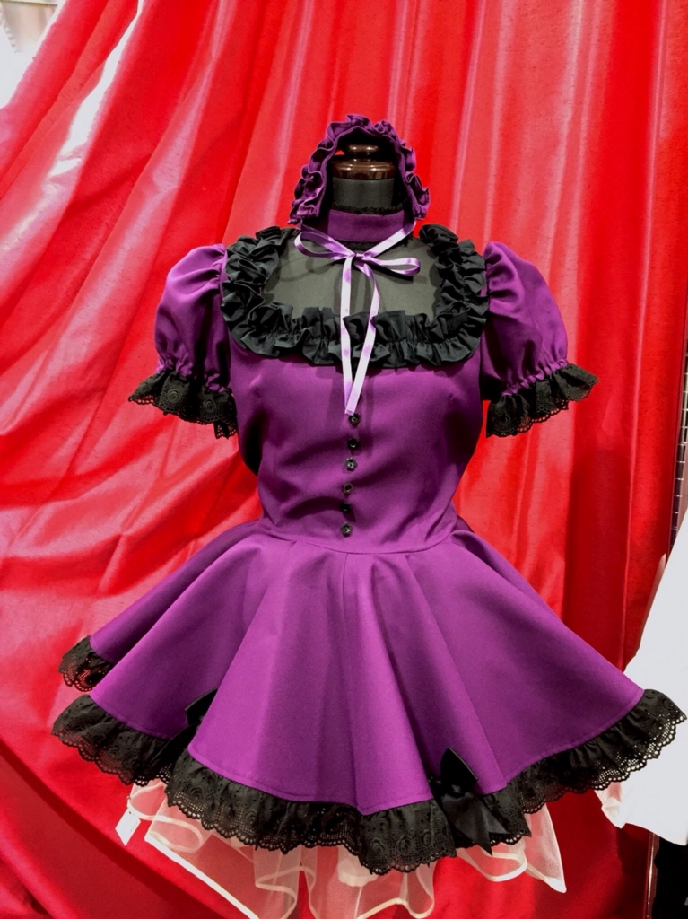 キャンディフルーツ　ベルフィーユメイド服（パープル）　キャンフル キャンディフルーツ メイド服 ベルフィーユメイド服服 パープル