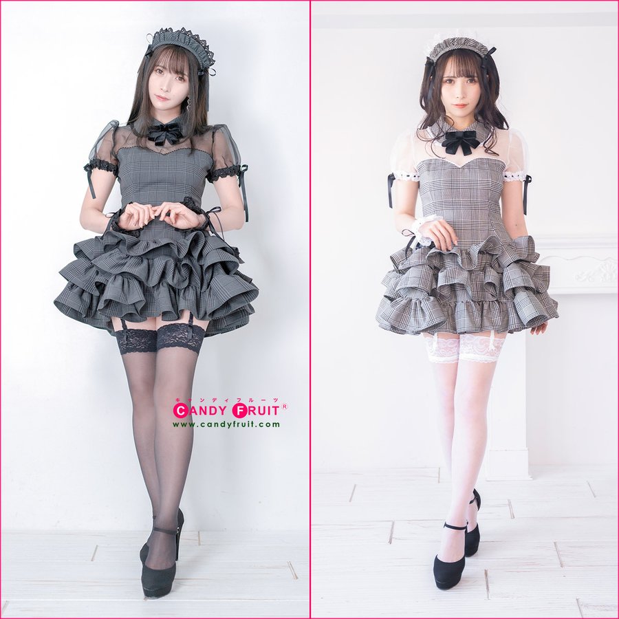 キャンディーフルーツ メイド服 黒 フランソワ 楽天市場】高級メイド服のキャンディフルーツ ブラックグラーヴ