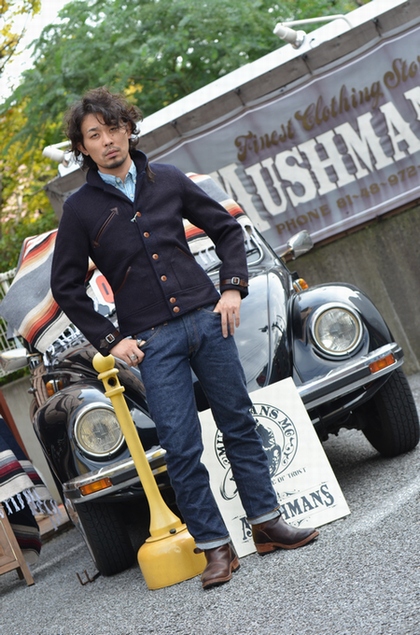 MISTER FREEDOM melton drover blouse