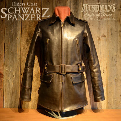 MUSHMANS Leather Double Riders Jacket 【CYCLE CHAMP-50's