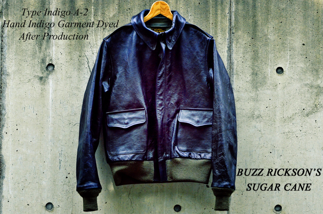 BUZZ RICKSON’S×SUGAR CANE A-2 インディゴ モデル BUZZ RICKSON'S×SUGAR CANE A-2 インディゴ モデル インディゴ
