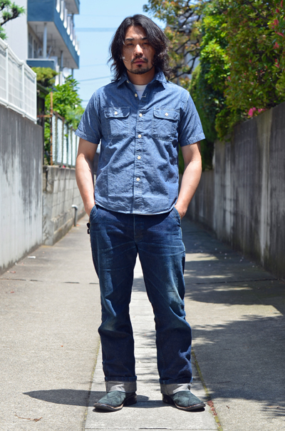 【美品】MUSHMANS マッシュマンズ ワークシャツ ステンシル XL MUSHMANS Original Work Shirts