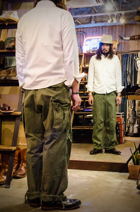 TROUSERS, SHELL, FIELD,M-1951 実物Vintageを買い付けました TROUSERS, SHELL, FIELD,M-1951 実物Vintageを買い付けました