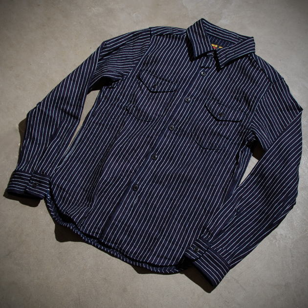 UES ネルシャツ ウエス 502351 先染ヘビーネルシャツ フランネル ネイビー HEAVY