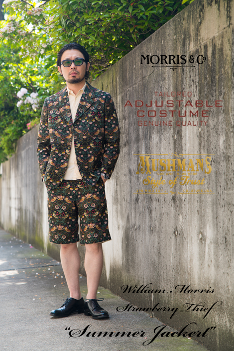 ADJUSTABLE COSTUME×MUSHMANS 夏のセットアップのご提案です