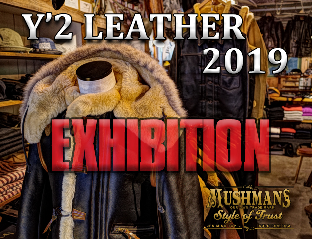 Y'2 Leather 2019 Exhibition スタート初日から大盛況です