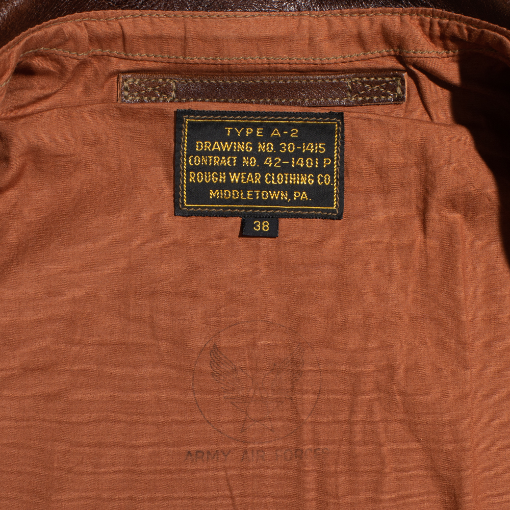 Rainbow Country TYPE A-2 ROUGHWEAR CLOTHING CO. CONTRACT NO.42 