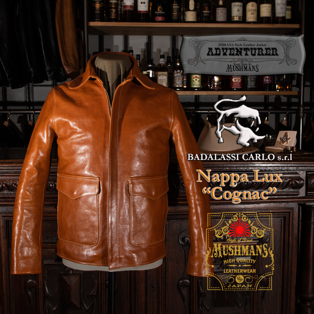 MUSHMANS Leather INDIANA Style Leather Jacket MUSHMANS Leather INDIANA Style Leather Jacket