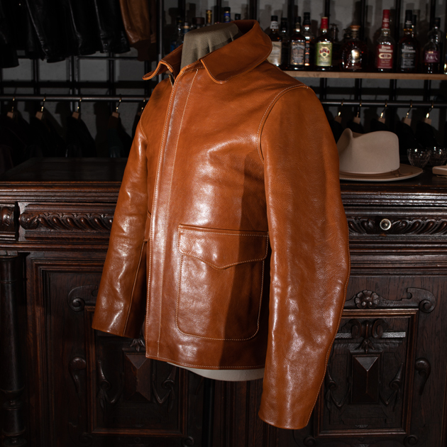 MUSHMANS Leather INDIANA Style Leather Jacket MUSHMANS Leather INDIANA Style Leather Jacket