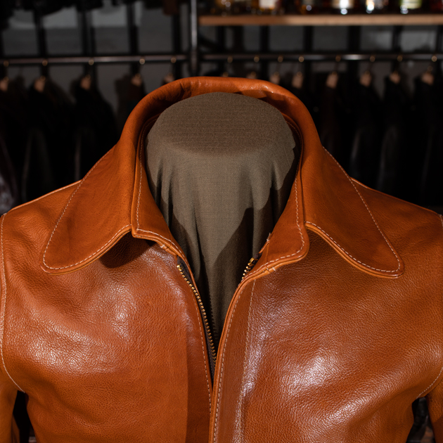 MUSHMANS Leather INDIANA Style Leather Jacket MUSHMANS Leather INDIANA Style Leather Jacket