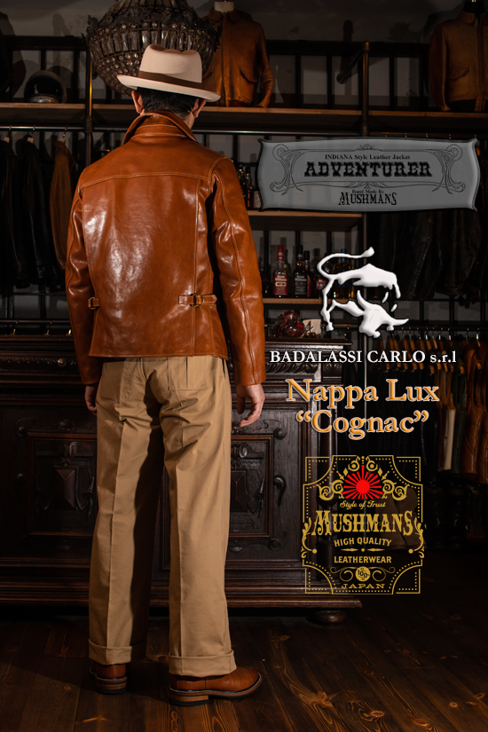 MUSHMANS Leather INDIANA Style Leather Jacket 