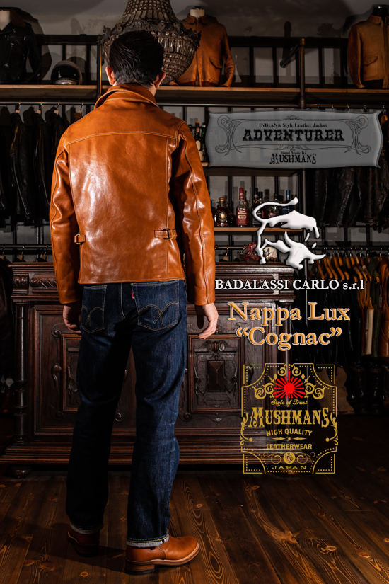 MUSHMANS Leather INDIANA Style Leather Jacket MUSHMANS Leather INDIANA Style Leather Jacket