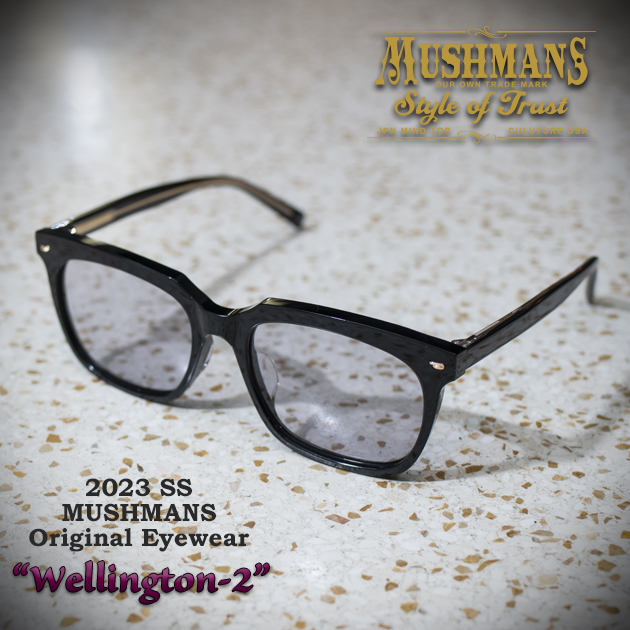 MUSHMANS Original Eyewear 2023 Spring-Summer Modelのリリース