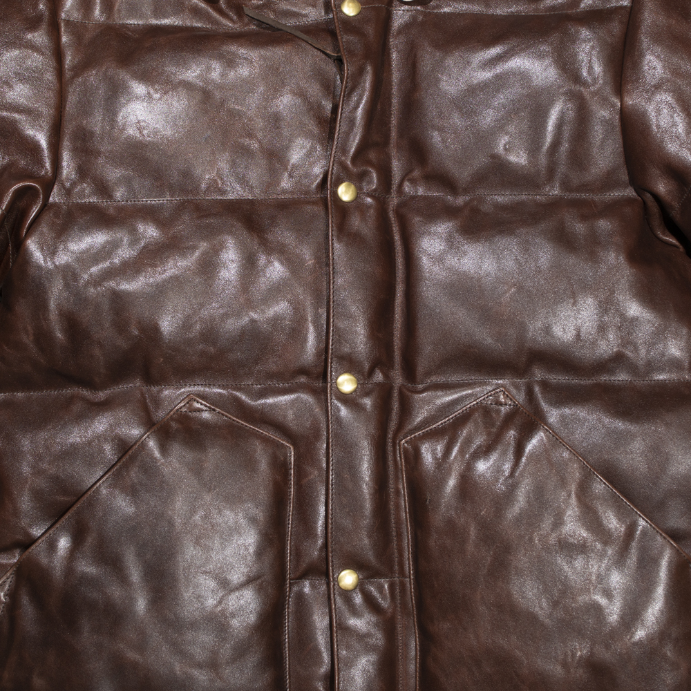 RAINBOW COUNTRY Horsehide Down Jacket