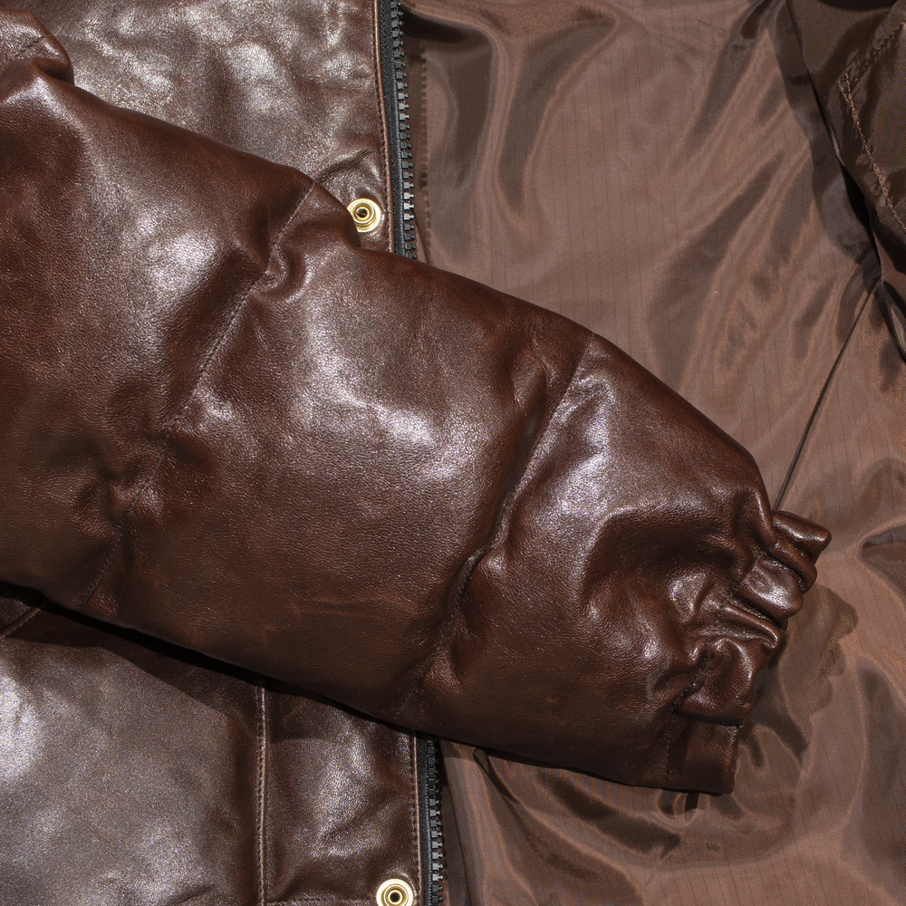 RAINBOW COUNTRY Horsehide Down Jacket