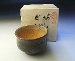 炭化焼き締めぐいのみ