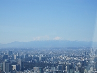 スカイツリー 富士山